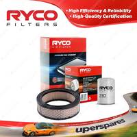 Ryco Oil Air Filter for Holden Sedan/Wagon/Ute EH HR HX HZ WB 6cyl Petrol Red