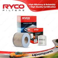 Ryco Oil Air Filter for Toyota Dyna 200 300 400 BU142R BU212R BU222R 4cyl 4.1L