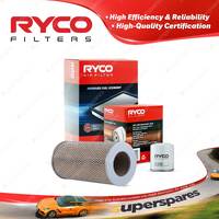 Ryco Oil Air Filter for Toyota Hiace RZH103 RZH113 RZH125 Sbv Van RCH22 4cyl