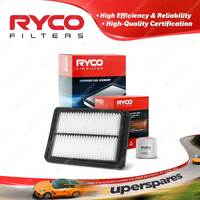 Ryco Oil Air Filter for Nissan Qashqai J11 4cyl 2L Petrol MR20 06/2014-On