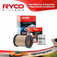 Ryco Oil Air Filter for Nissan Navara D22 I-II II-IV 4cyl Diesel TD27 1997-2005