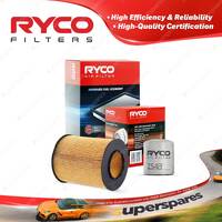 Ryco Oil Air Filter for Peugeot 206 XR XT 4cyl 1.6L 1.4L Petrol TU5JP TU3JP