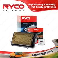 Ryco Oil Air Filter for Rover 416I Vitesse 4cyl 1.6L Petrol D16A3 09/1987-1990