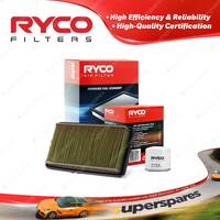 Ryco Oil Air Filter for Honda Accord CB 4cyl 2.2L Petrol F22A5 11/1989-1993