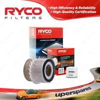 Ryco Oil Air Filter for Ford Econovan SGMR 4cyl 1.4L Petrol UC 05/1984-10/1985