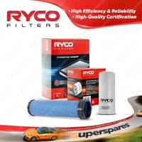 Ryco Oil Air Filter for Ford Loader 345D 445D 545D 3cyl Diesel 1992-2000