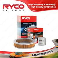 Ryco Oil Air Filter for Toyota Coaster RU19 4cyl 2L Petrol 5R 08/1972-07/1977