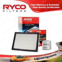 Ryco Oil Air Filter for Ford Fairmont AU AUII AUIII Falcon Te50 Tl50 Ts50