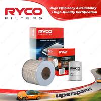 Ryco Oil Air Filter for Toyota Dyna 100 LH80 150 LY60 LY61R 4cyl 3L Diesel