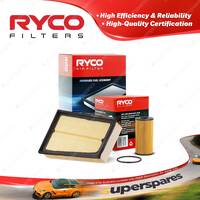 Ryco Oil Air Filter for Renault Koleos H45 4cyl 2L Turbo Diesel 08/2008-04/2016