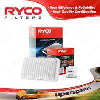Ryco Oil Air Filter for Toyota 86 ZN6 4cyl 2L Petrol 06/2012-On Engine 4U-GSE