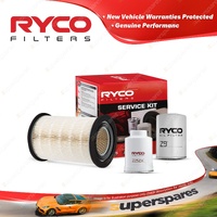 Ryco Oil Air Fuel Filter Service Kit for Ford Courier PG PH PE Radial 2002-2006