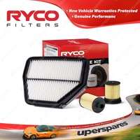 Ryco Oil Air Fuel Filter Service Kit for Holden Captiva CG II 02/2011-11/12