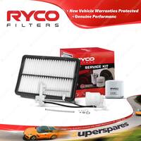 Ryco Oil Air Fuel Filter Service Kit for Mazda Cx-5 KE 02/2013-On