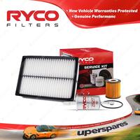 Ryco Oil Air Fuel Filter Service Kit for Mazda Mazda 3 BK MPS SP23 2004-2009