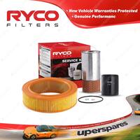 Ryco Oil Air Fuel Filter Service Kit for Mercedes Benz 300D W123 1976-1985