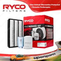 Ryco Oil Air Fuel Filter Service Kit for Mitsubishi Pajero NS NT 4M41T NX NW