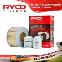 Ryco Oil Air Fuel Filter Service Kit for Toyota Landcruiser HDJ78 HDJ81 PZJ70