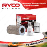 Ryco Oil Air Fuel Filter Service Kit for Commuter Bus LH425R Toyota Hiace