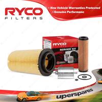 Ryco Oil Air Fuel Filter Service Kit for Benz C200K C230K Clc200 80K 203 W203