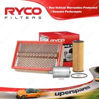 Ryco Oil Air Fuel Filter Service Kit for Mercedes Benz E220C C124 E220T S124