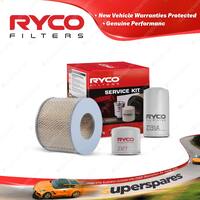 Ryco Oil Air Fuel Filter Service Kit for Daihatsu Dv28D Dv28L B Series 1977-1978