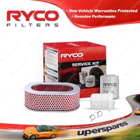 Ryco Oil Air Fuel Filter Service Kit for Nissan C20 Van Vanette C120 Gl C120