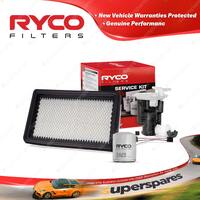Ryco Oil Air Fuel Filter Service Kit for Ford Laser KQ FP-D ZM 1.6L 1.8L