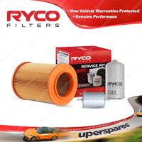 Ryco Oil Air Fuel Filter Service Kit for Volkswagen Caravelle T4 03/1993-1997