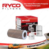 Ryco Oil Air Fuel Filter Service Kit for Toyota Hiace YH60 YH63 YH71 YH73 61 LWB