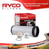 Ryco Oil Air Fuel Filter Service Kit for Isuzu Frd Frr 500 Fss550 FRD FRR FSS 90
