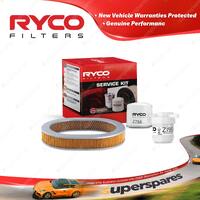 Ryco Oil Air Fuel Filter Service Kit for Ford Laser KC E5 Tx3 KE Meteor GA GB