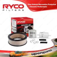 Ryco Oil Air Fuel Filter Service Kit for Mitsubishi D3F D5F Series 245 1973-1979