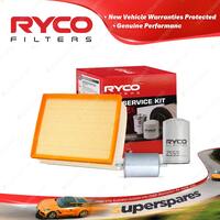 Ryco Oil Air Fuel Filter Service Kit for Audi A4 B7 03/2005-03/2008