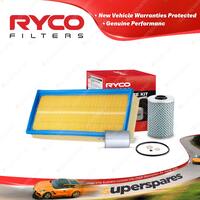 Ryco Oil Air Fuel Filter Service Kit for BMW M5 E34 07/1990-05/1993