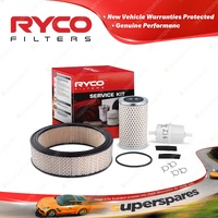 Ryco Oil Air Fuel Filter Service Kit for Chevrolet Cars Various 1968-1970
