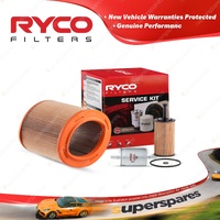 Ryco Oil Air Fuel Filter Service Kit for Citroen Berlingo M59 II 10/2003-06/2010