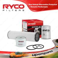 Ryco Oil Air Fuel Filter Service Kit for Ford Tractor 575D Diesel