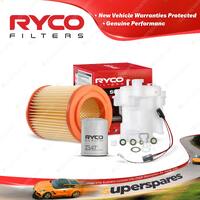 Ryco Oil Air Fuel Filter Service Kit for Honda Crv RD 12/2001-01/2007