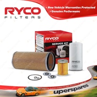 Ryco Oil Air Fuel Filter Service Kit for Isuzu Fvd950 FVD13 08/2000-On