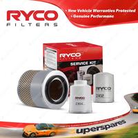 Ryco Oil Air Fuel Filter Service Kit for Isuzu Mu 2.8L 4JB1 1990-1993