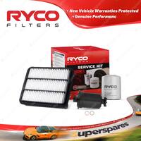 Ryco Oil Air Fuel Filter Service Kit for Mitsubishi Fto V6 2.0L 6A12G