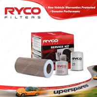 Ryco Oil Air Fuel Filter Service Kit for Toyota Blizzard LD10 03/1982-1983
