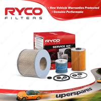 Ryco Oil Air Fuel Filter Service Kit for Toyota Dyna HU30 1978-1981