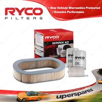 Ryco Oil Air Fuel Filter Service Kit for Nissan Patrol GQ 6cyl 4.2L Diesel
