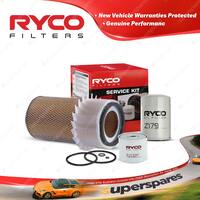 Ryco Oil Air Fuel Filter Service Kit for Mazda T4100 WE WF WG 6cyl 4.1L Diesel