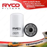 Ryco HD Oil Filter for various Cummins engines in agricultural and industrial
