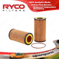 Ryco HD Oil Filter Cartridge 220mm height for DAF CF85 340 380 430 XE engi 99-07