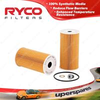Ryco Oil Filter for Jeep Wrangler III JK 2.8 CRD ENS Open Off-Road Vehicle