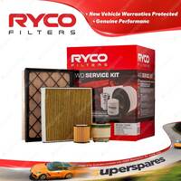 Ryco 4WD Filter Service Kit for Ford Everest UA Ranger PX P4AT P5AT engines